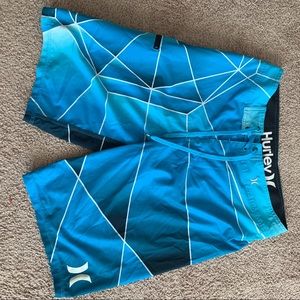 Hurley Blue Swim Trunks